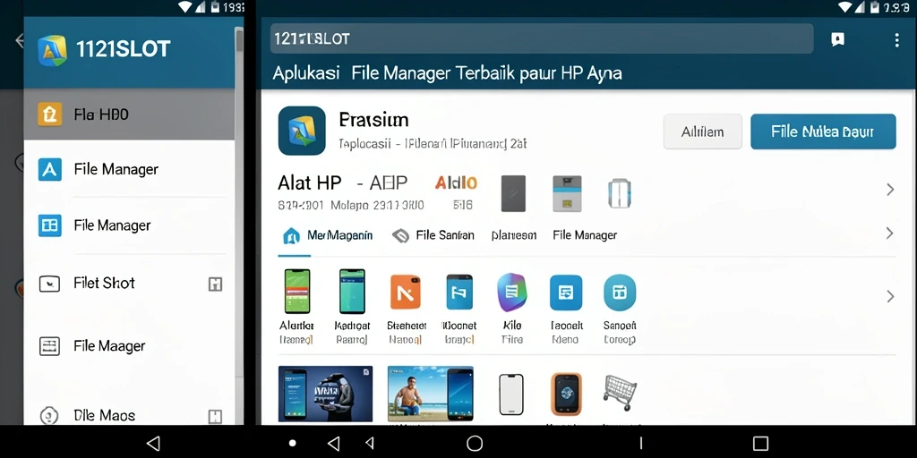 Tampilan antarmuka utama 1121SLOT yang modern dan sederhana.