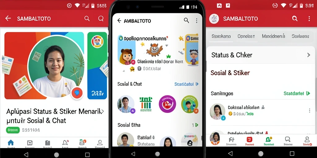 Tampilan antarmuka SAMBALTOTO yang user-friendly dan penuh warna.